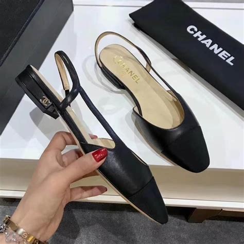 chanel slingback flats replicas|chanel heels price.